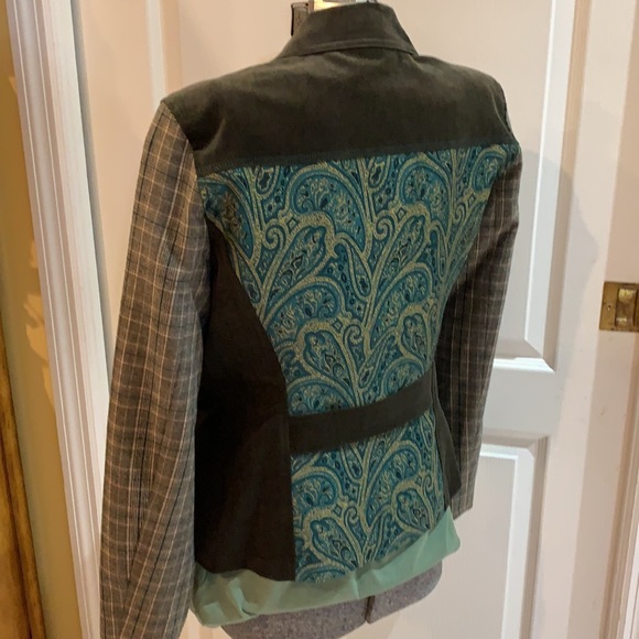Christopher & bank patchwork blazer - size S - Picture 4 of 9